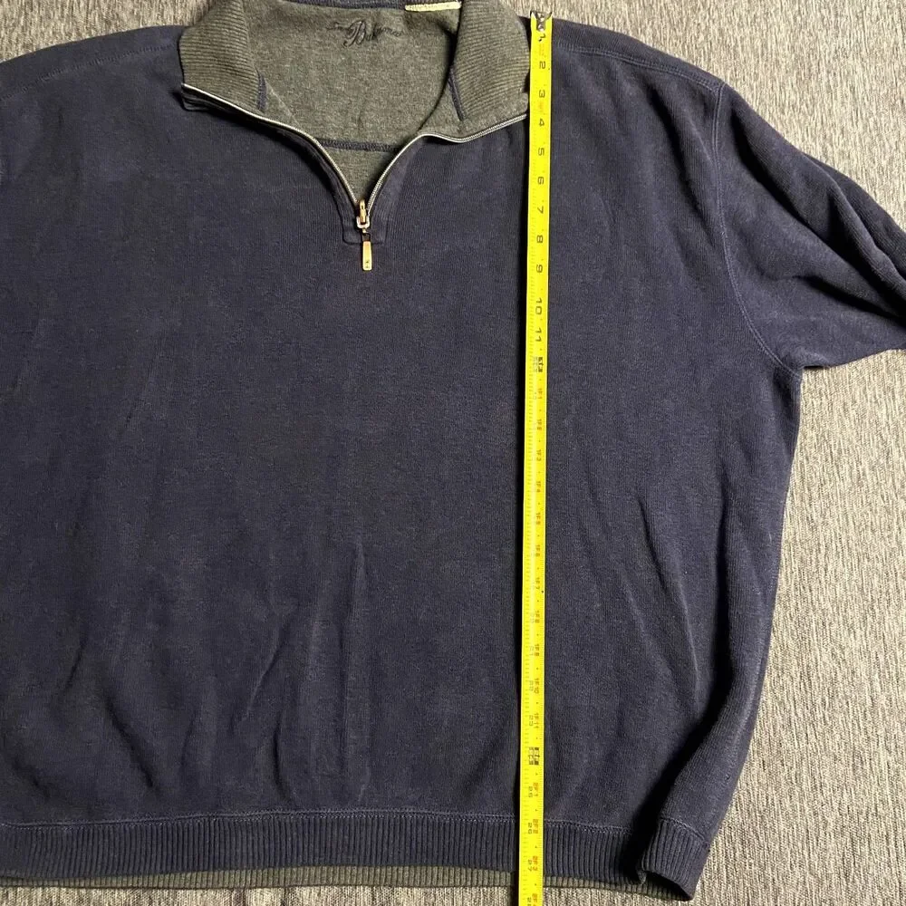 Tommy Bahamas Blue Quarterzip